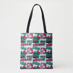 Batman Joker Santa Pattern Tote Bag