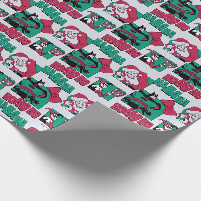Batman | Joker Santa Pattern Wrapping Paper
