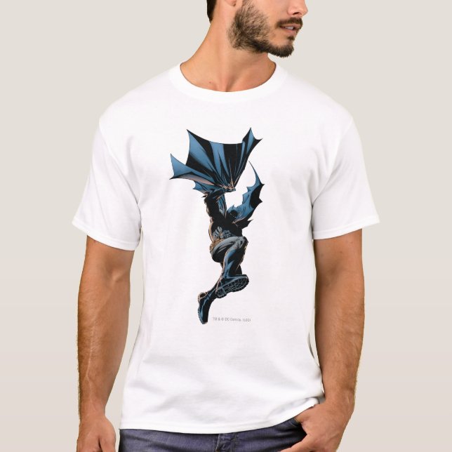 Batman Jumping Down Action Shot T-Shirt (Front)