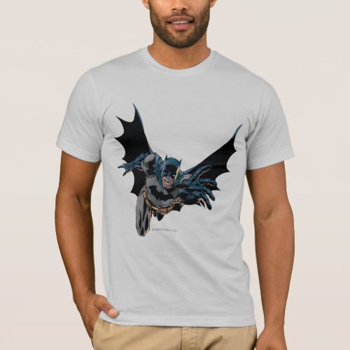 Batman Jumping Forward Yell T_Shirt