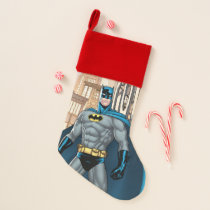 Batman Kicks Christmas Stocking