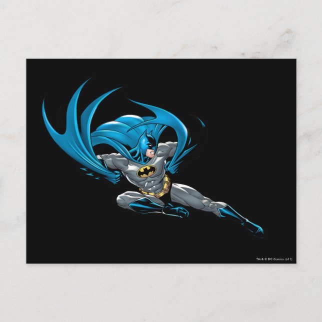 Batman kicks right postcard (Front)