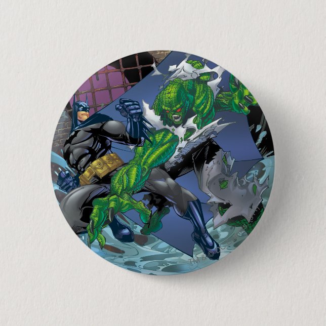 Batman - Killer Croc Pinback Button (Front)