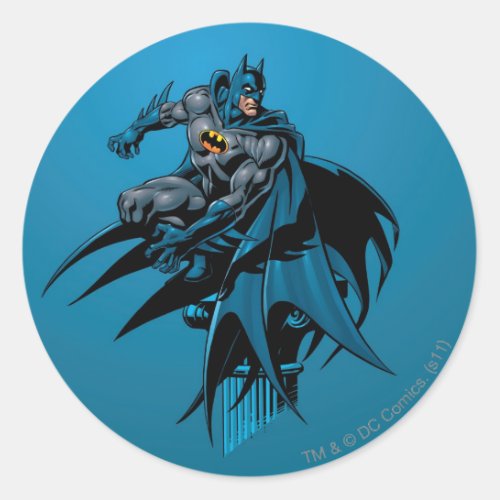 Batman Knight FX _ 10A Classic Round Sticker