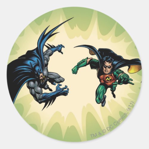 Batman Knight FX _ 20B Classic Round Sticker