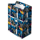 Batman Knight FX - 30A Thwack/Fwooshh Pattern Medium Gift Bag (Back Angled)