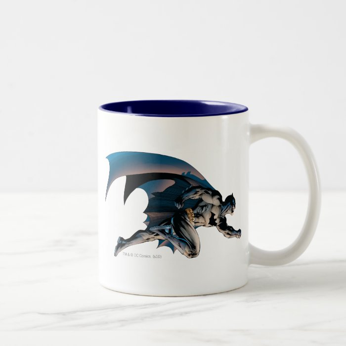 Batman Leaping Side View Mug