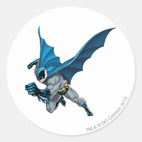 Batman Leaps _ Arm Forward Classic Round Sticker