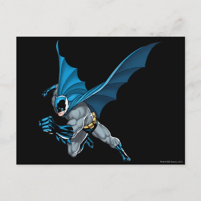 Batman Leaps - Arm Forward Postcard (Front)
