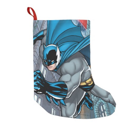 Batman Leaps _ Arm Forward Small Christmas Stocking