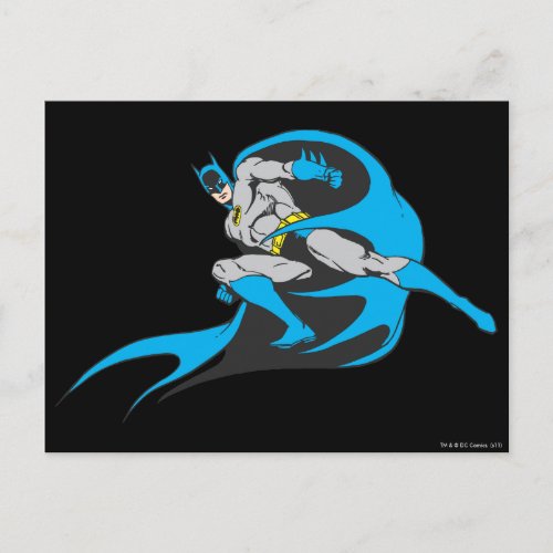 Batman Leaps Postcard