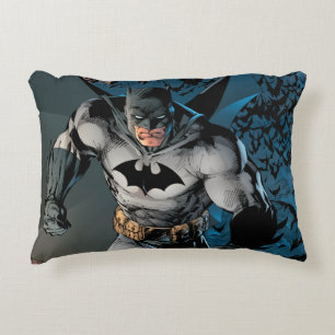 Batman Leaving Bat Cave Accent Pillow