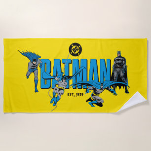 Batman Legends Forever Graphic Beach Towel