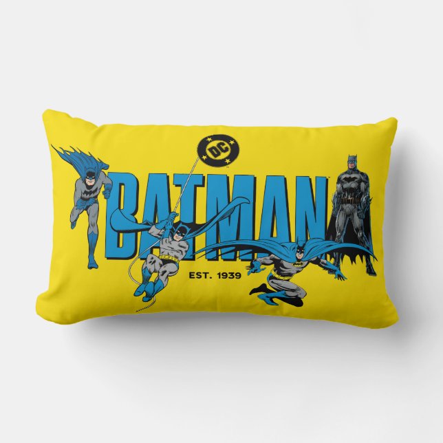 Batman Legends Forever Graphic Lumbar Pillow (Front)
