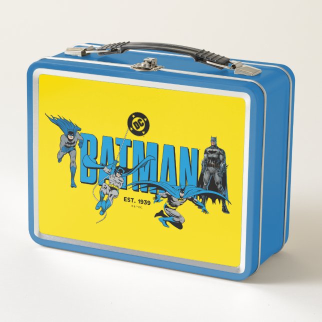Batman Legends Forever Graphic Metal Lunch Box (Front)