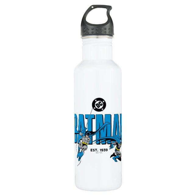 Batman Legends Forever Graphic Stainless Steel Water Bottle (Front)