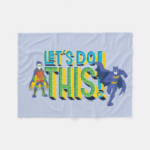 Batman Let's Do This Fleece Blanket