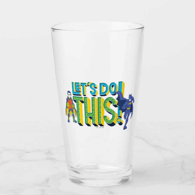 Batman | Let's Do This Glass (Front)