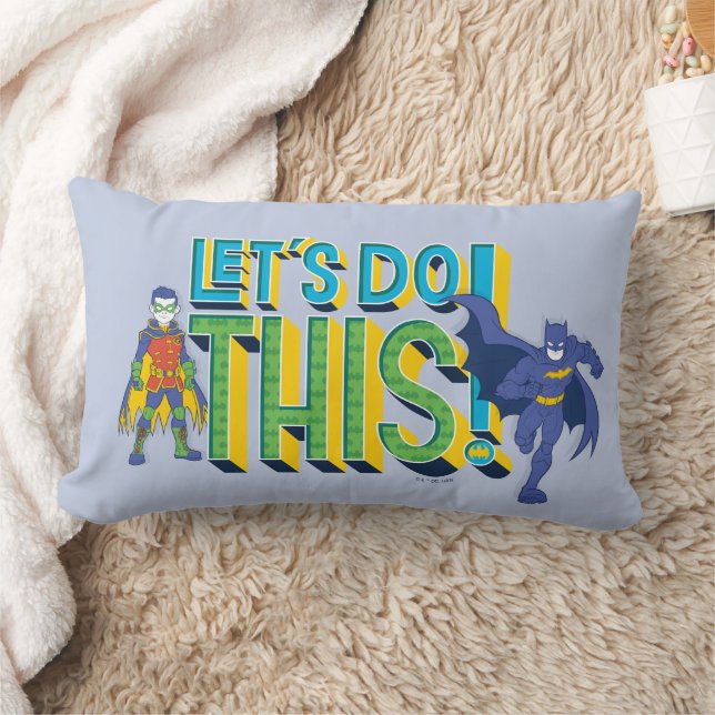 Batman | Let's Do This Lumbar Pillow (Blanket)