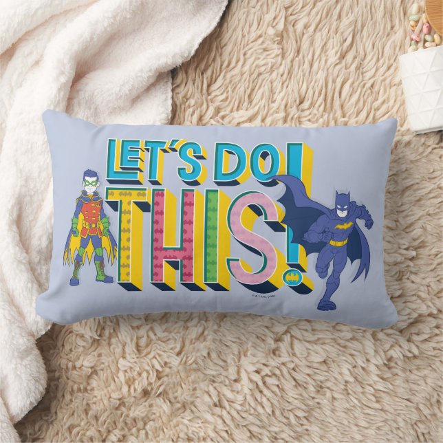 Batman | Let's Do This Lumbar Pillow (Blanket)