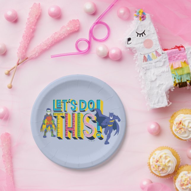 Batman | Let's Do This Paper Plates (Party)