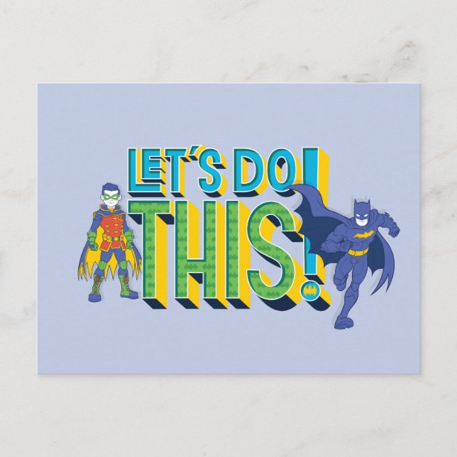 Batman | Let's Do This Postcard (Front)