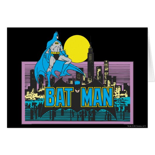 Batman & Letters Cards (Front Horizontal)