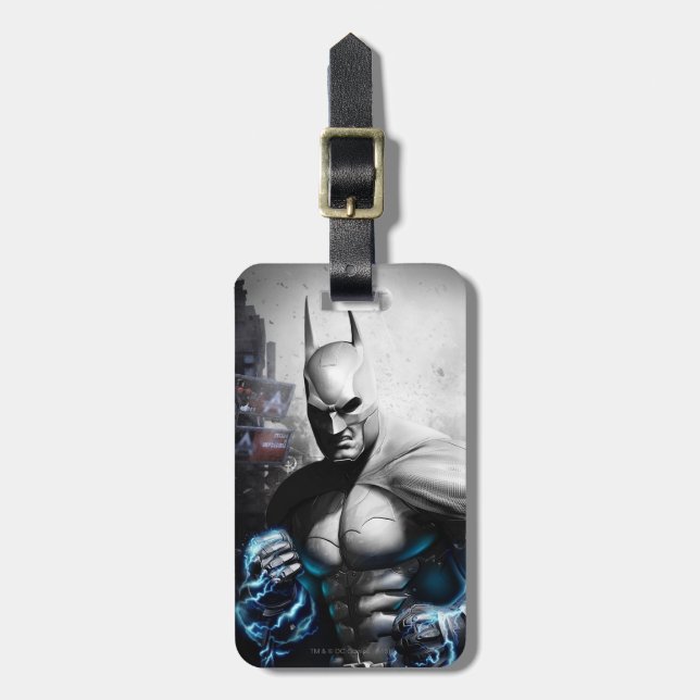 Batman - Lightning Luggage Tag (Front Vertical)