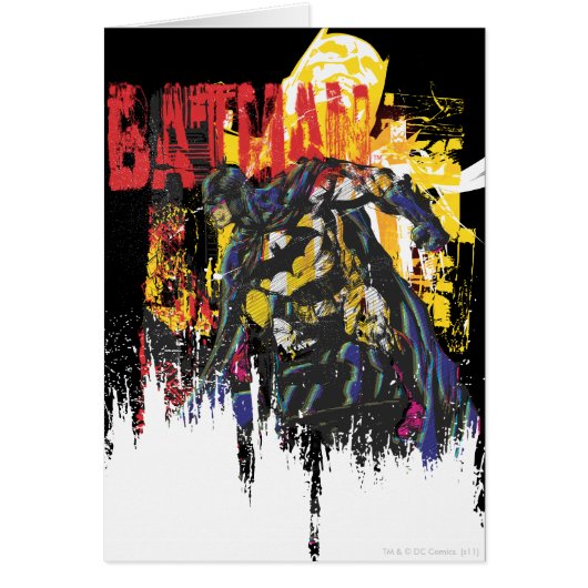 Batman Line Art Collage Cards (Front)