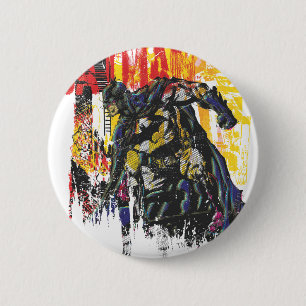 Batman Line Art Collage Pinback Button
