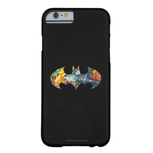 Batman Logo Neon80s Graffiti Barely There iPhone 6 Case