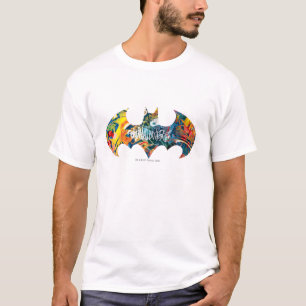 Batman Logo Neon 80's Graffiti T-Shirt