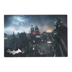 Batman Looking Over City Placemat