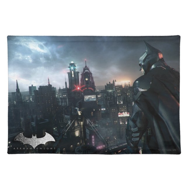 Batman Looking Over City Placemat (Front)