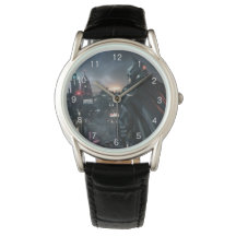 Batman Looking Over City