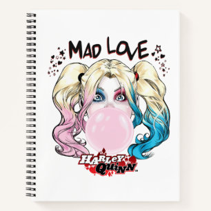 Batman   Mad Love Harley Quinn Chewing Bubble Gum Notebook