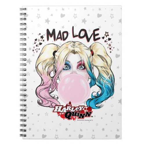 Batman  Mad Love Harley Quinn Chewing Bubble Gum Notebook