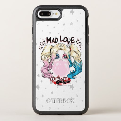 Batman | Mad Love Harley Quinn Chewing Bubble Gum OtterBox Symmetry iPhone 8 Plus/7 Plus Case
