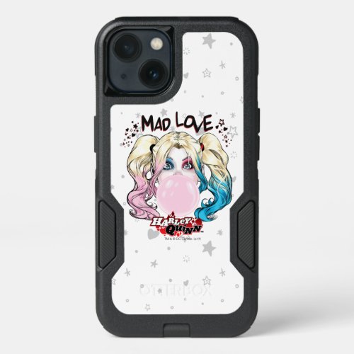 Batman  Mad Love Harley Quinn Chewing Bubble Gum iPhone 13 Case