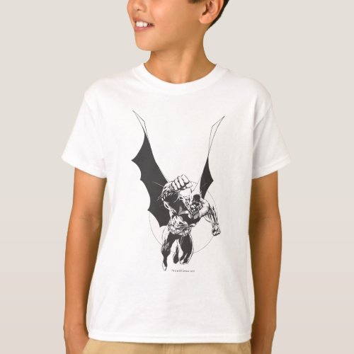Batman Moon Outline T_Shirt