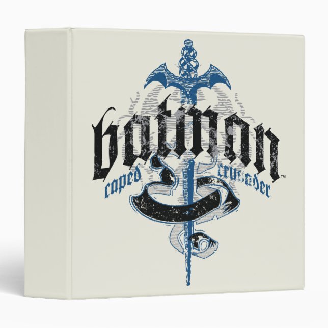 Batman | Name with Sword Logo 3 Ring Binder (Front/Spine)