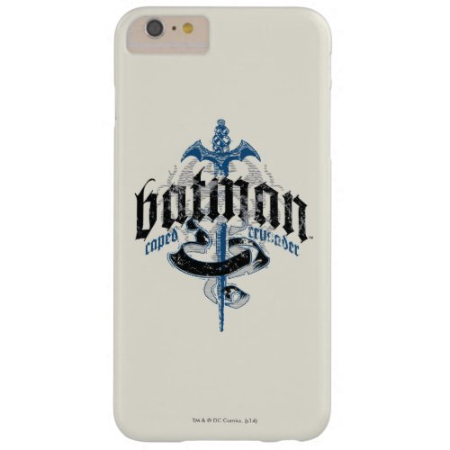 Batman  Name with Sword Logo Barely There iPhone 6 Plus Case