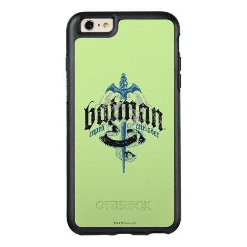 Batman  Name with Sword Logo OtterBox iPhone 66s Plus Case