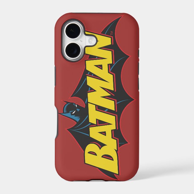Batman | Old School Logo Iphone Case (Back)