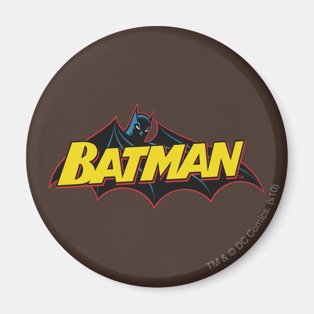 Batman | Old School Logo Magnet (Front)
