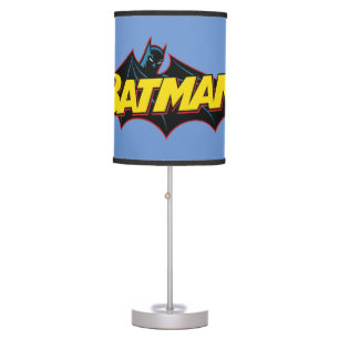 Batman Old School Logo Table Lamp