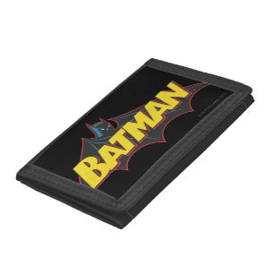 Batman   Old School Logo Trifold Wallet
