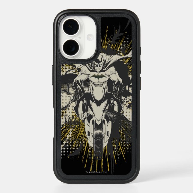 Batman on Bike Otterbox iPhone Case (Back)