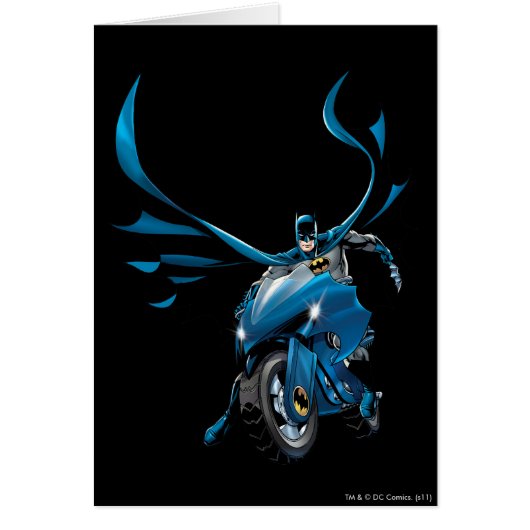 Batman on cycle cards (Front)