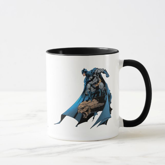 Batman on gargoyle mug (Right)